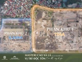 Hot  ra mắt dự án cao xà lá (masterise nguyễn trãi) mặt đường nguyễn trãi.  cập nhật giá