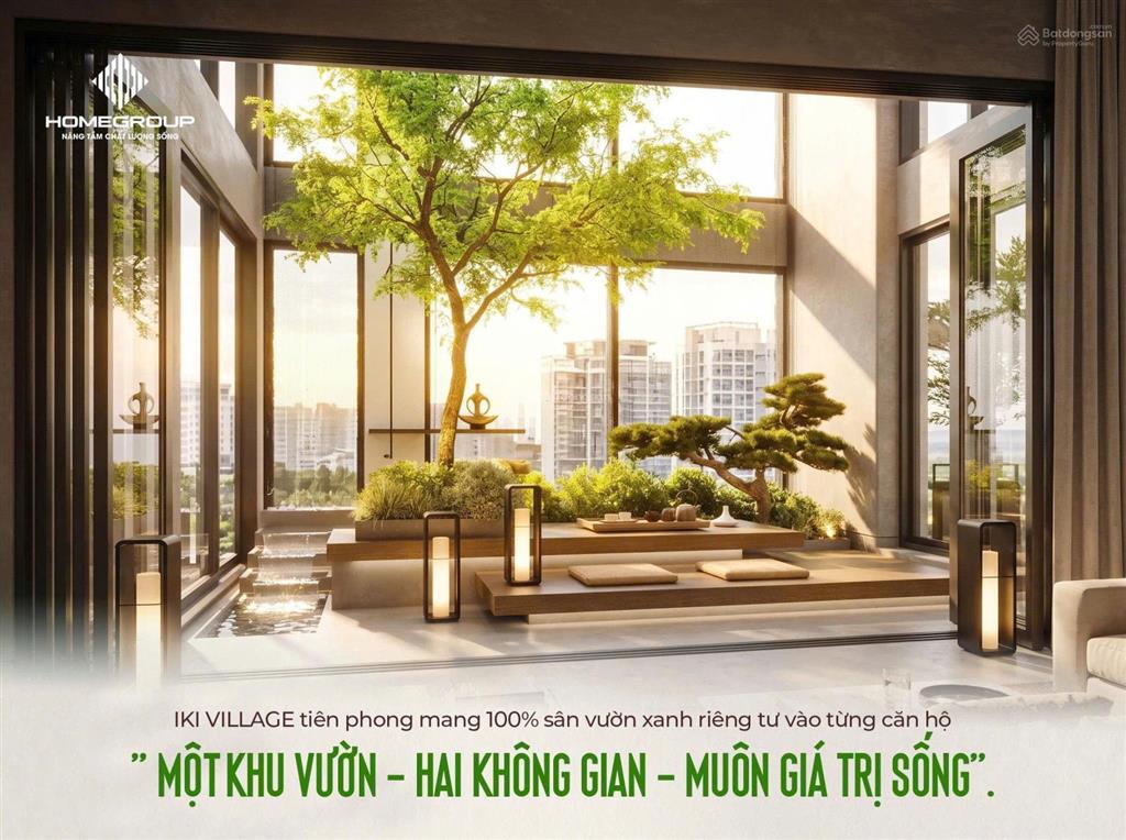 Bán sky villa iki village 281m2 sân vườn riêng view sông