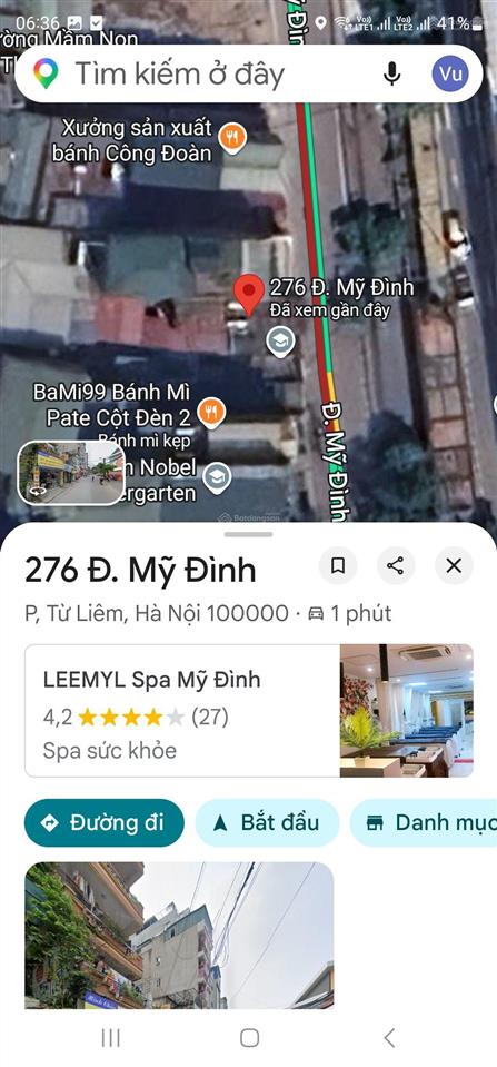 Chính chủ cho thuê mbkd mặt đường 276 mỹ đình