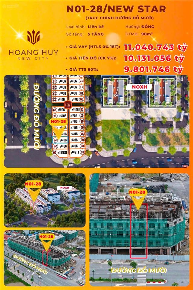 Mở bán shophouse mặt đường đỗ mười 90m2 5 tầng giá chỉ 10,13 tỷ