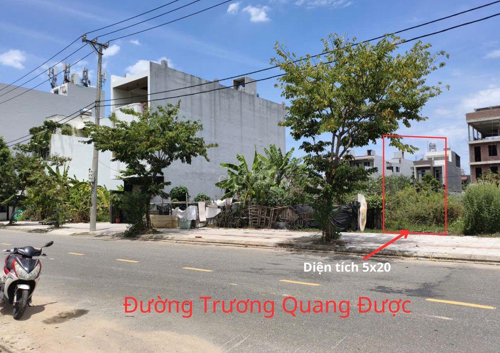 Cho thuê đất đường Trương Quang Được - Khu Đô Thị vên sông Hòa Quý