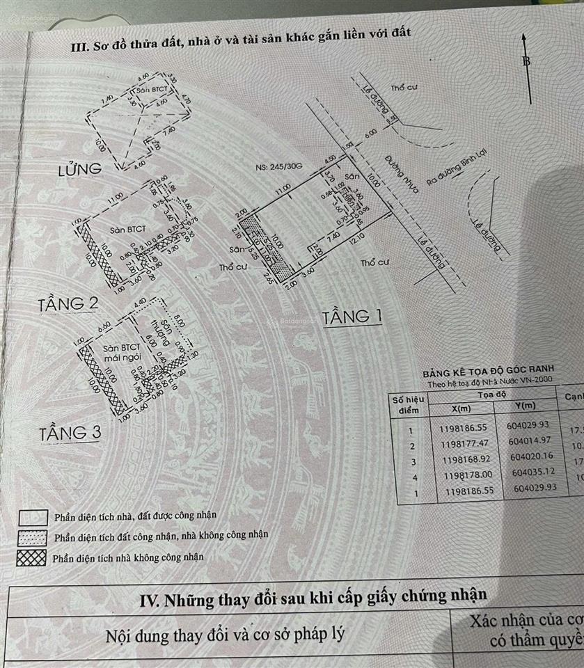 Bán nhà biệt thự kdc bình lợi p13 bình thạnh. 10x17,5 m 1 trệt 2 lầu, 6 pn, 6 wc sổ hồng hoàn công