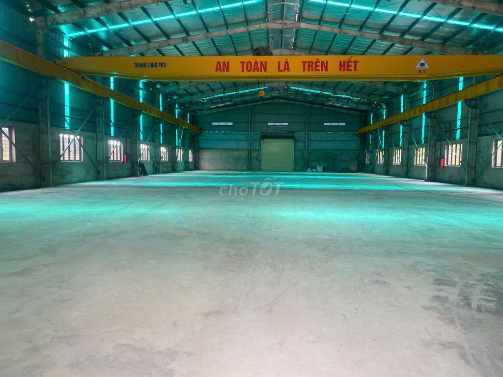thuê kho nhà xưởng 3300m2 gần kcn Giang Điền chính chủ 25k/m2 