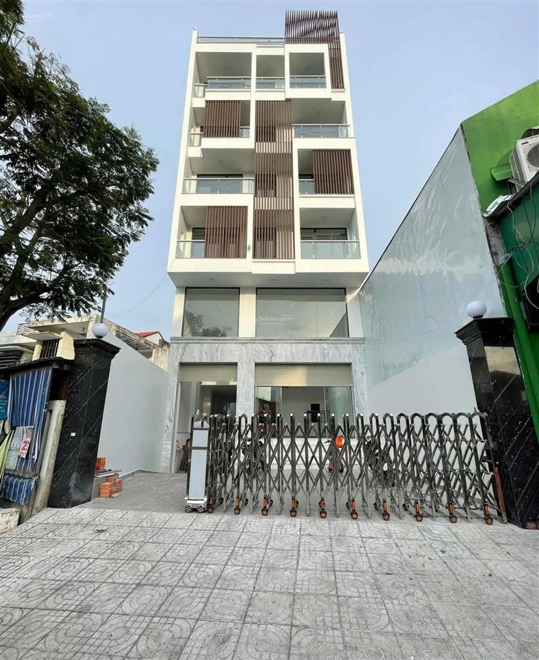 Bán toà nhà 1200m2 , 1 hầm 7 lầu có thang máy mặt tiền đường trần thị cờ, p.thới an, q12. giá 35 tỷ