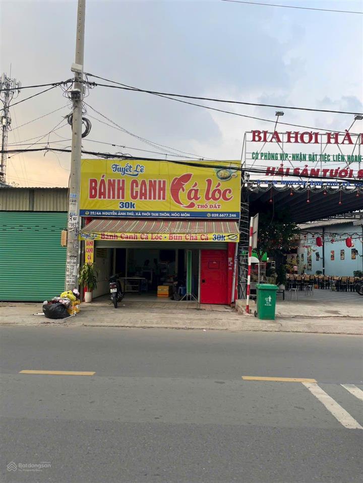 Bán nhà mặt tiền nguyễn ảnh thủ, hóc môn, 10.5mx30m, cấp 4 suốt, 2 sổ riêng, giá bán 23.990 tỷ