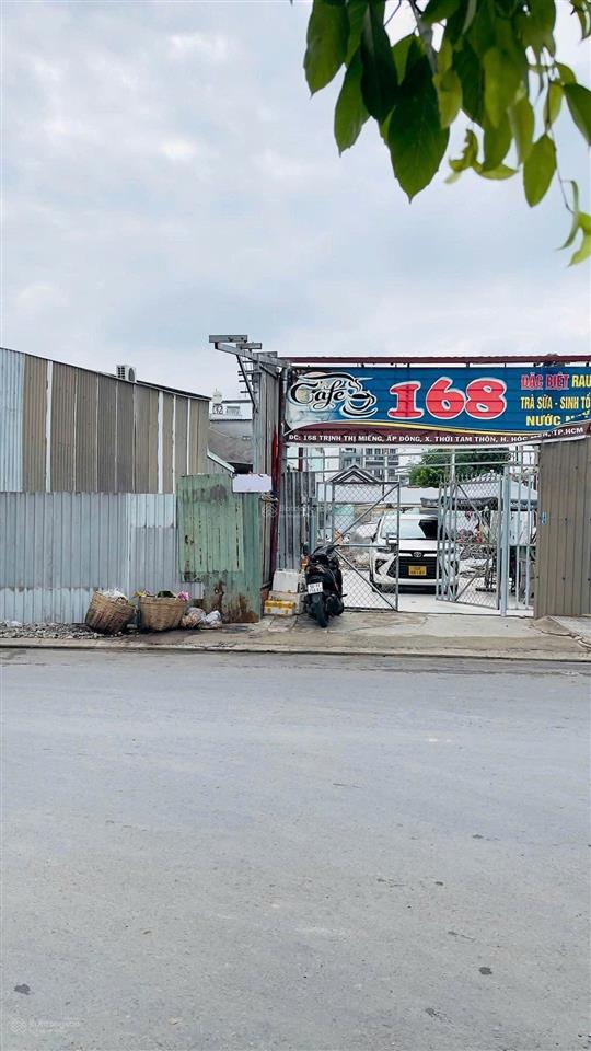 Giảm 4 tỷ cặp đất 10.72m x 38m mặt tiền trịnh thị miếng, thới tam thôn, hóc môn. giá 17 tỷ