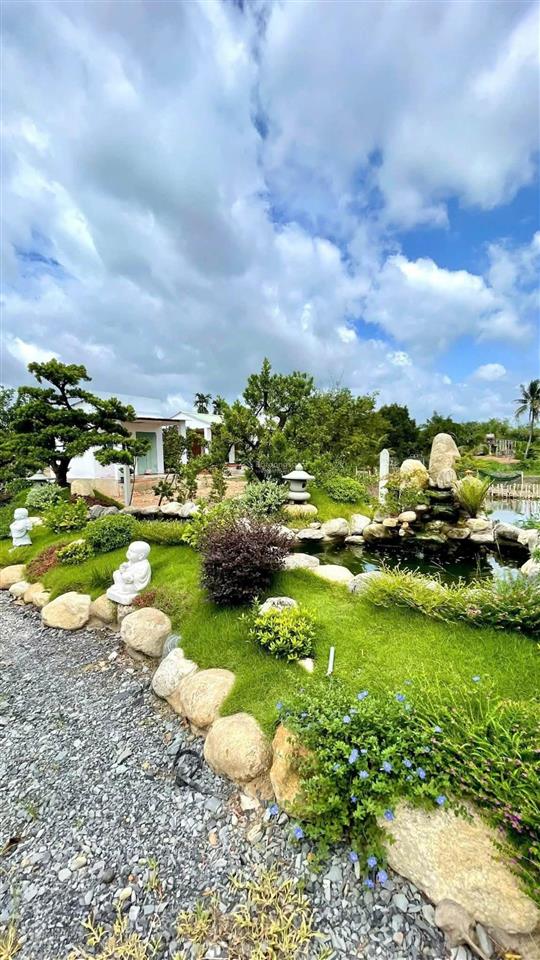 Nhà vườn 2000m2 mặt tiền nguyễn văn khạ, xã tân an hội, củ chi, có nhà vườn tiểu cảnh hồ cá, 7.5 tỷ