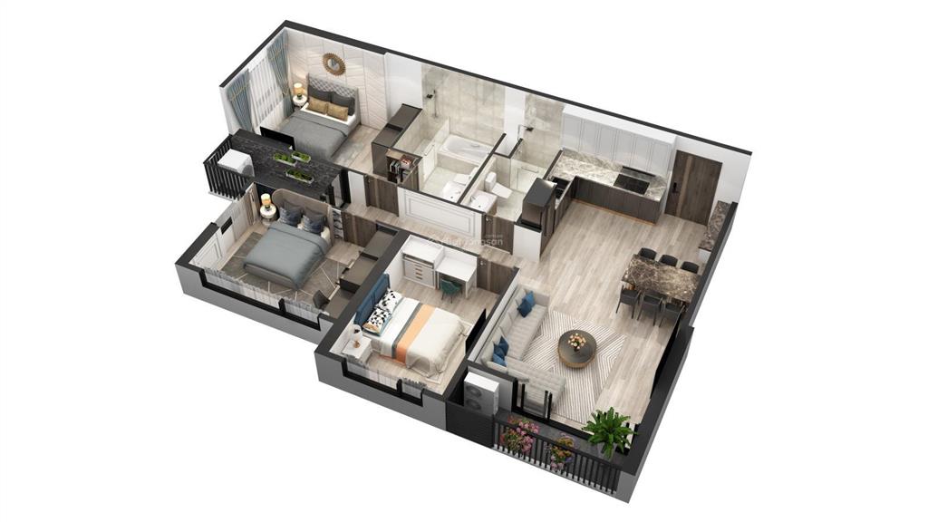 Bán 2 phòng ngủ 2wc. khu sky oasis giá bán 4,8ty tr bao phí,  0948 014 ***