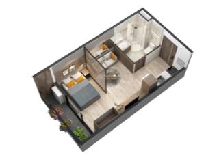 Chủ cần bán gấp căn hộ stu giá siêu tốt 2,2xx bao phí sang tên