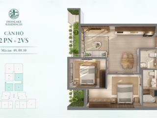 Bán căn hộ onsen 2pn 2wc hoa hậu, giá bán 6, x tỷ bao phí sang tên