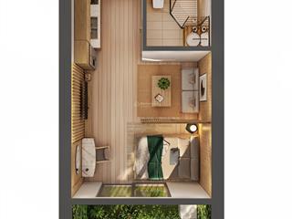 Bán stu sky forest diện tích 30,5m2, ban công view sông hồng, giá bán 2,550 tỷ bao phí