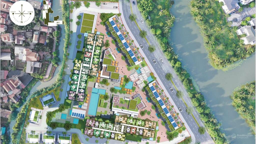 Giá siêu tốt solforest 2n2wc 58m2 view bt dảo giá bán 4,3xx bao phí