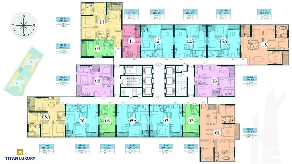 Bán căn 3pn 2wc diện tích 110m2 haven giá 8,6 tỷ tỷ bao phí,  0948 014 ***