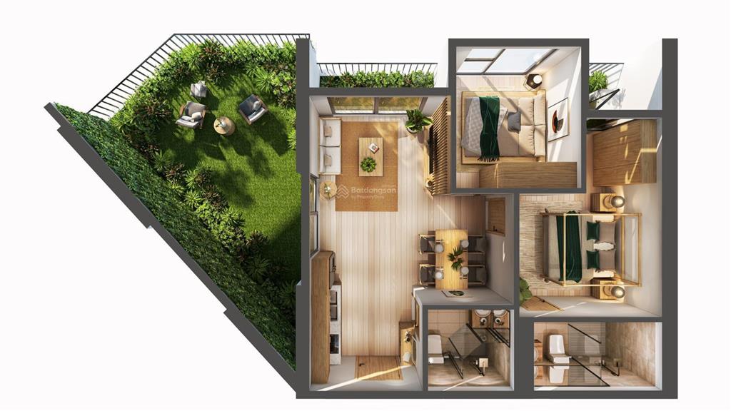 Bán căn hộ sky forest căn 2n 2wc sân vườn view bt đảo. giá 7,5** tỷ bao phí,  0948 014 ***