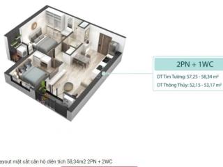 Chính chủ gửi bán 52m² oasis. ban công thoáng. giá bán 3,4** tỷ bao phí,  0948 014 ***