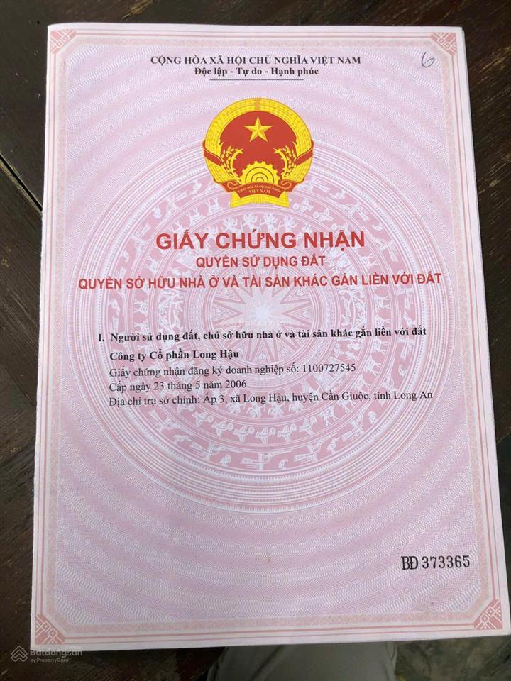 Cần bán đất kdc long hậu 90m2 giá 2tỷ350tr đối diện công viên,  0932 334 *** thuận
