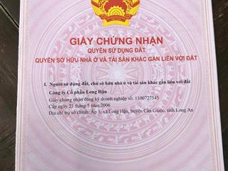 Cần bán đất kdc long hậu 90m2 giá 2tỷ350tr đối diện công viên,  0932 334 *** thuận