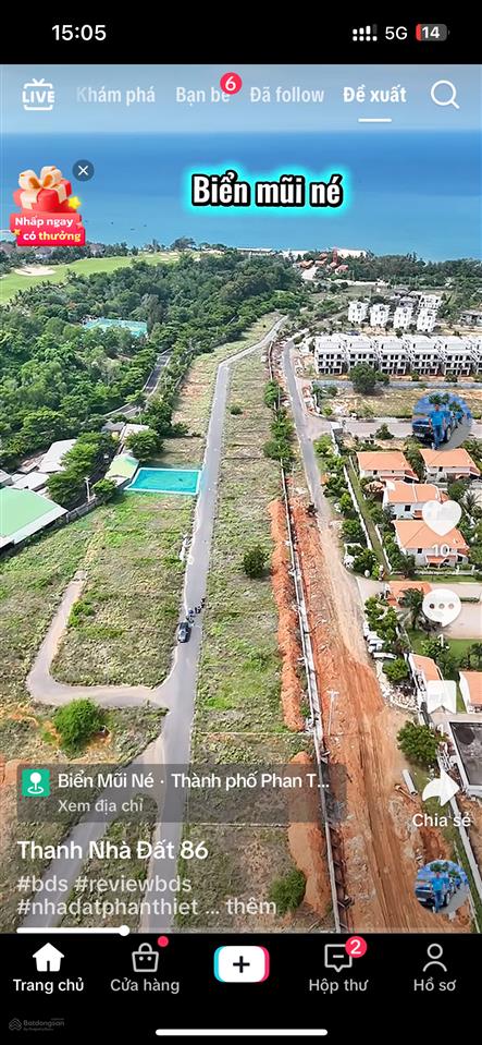Chính chủ,cần bán lô đất dự án diamond bay mũi né, dt298.2m2, giá 17.5tr/m2, sổ hồng full thổ cư