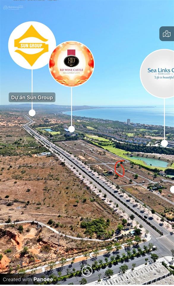 Chính chủ,cần bán lô đất dự án diamond bay mũi né, dt298.2m2, giá 17.5tr/m2, sổ hồng full thổ cư