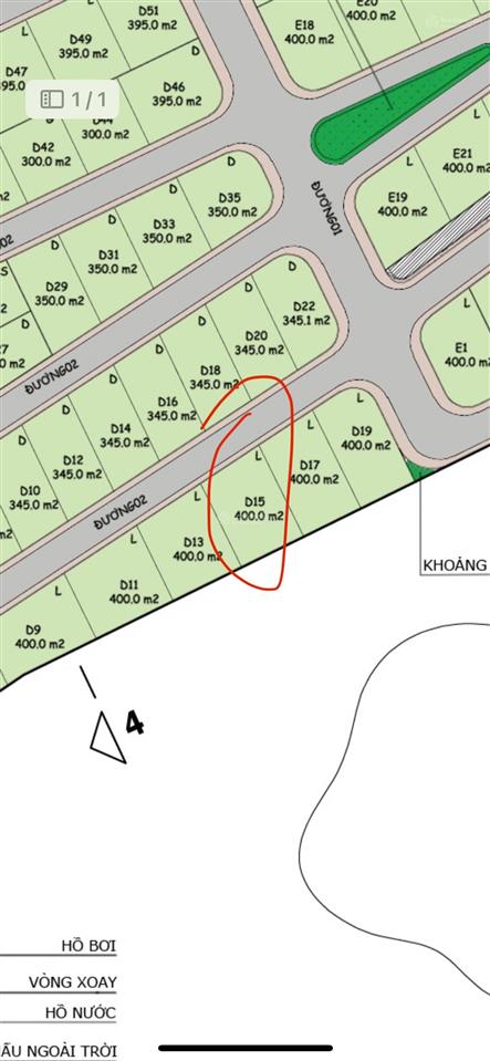 Chính chủ, cần bán gấp lô đất d15, diamond bay mũi né, 393m², shr full thổ cư 16,5tr/m2