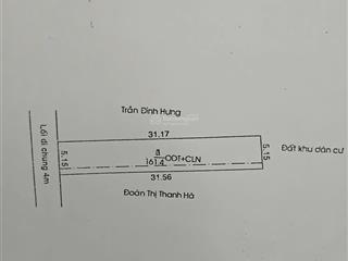 Bán kiot và 9 căn trọ, đang cho thuê full. diện tích đất 161m2, thổ cư 132m2, ngang 5.15m, sâu 32m