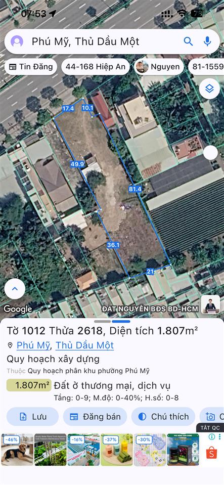Bán đất đẹp, nhiều tiện ích tại phạm ngọc thạch, 45 tỷ, 1807m2 dt 21x91 tc240 nhanh nha khách