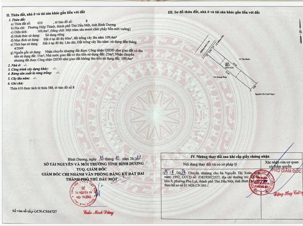 Chỉ 3,95 tỷ lô đất siêu đẹp toàn biệt thự khủng vị trí đỉnh cao đối diện chung cư hiệp thành city