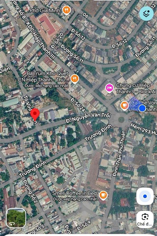 Bán dãy trọ mặt tiền tô vĩnh diện p. hiệp thành, sát vòng xoay hiệp thành 3. diện tích 2000m2