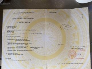 Cần bán gấp đất mặt tiền quốc lộ ninh lộc ninh hoà