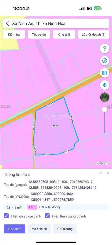 Tôi chính chủ cần bán lô đất ninh an đặt khu kinh tế bắc vân phong