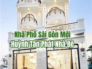 Chính chủ bán căn nhà phố xây mới 100% huỳnh tấn phát nhà bè 4,2x15,5m giá 8 tỷ 580 triệu tl
