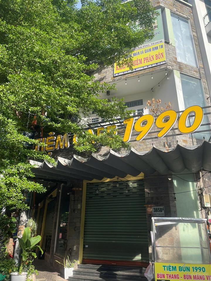 Cho thuê nguyên căn góc mặt tiền 385b tân sơn nhì, p. phú thọ hòa, tp. hcm