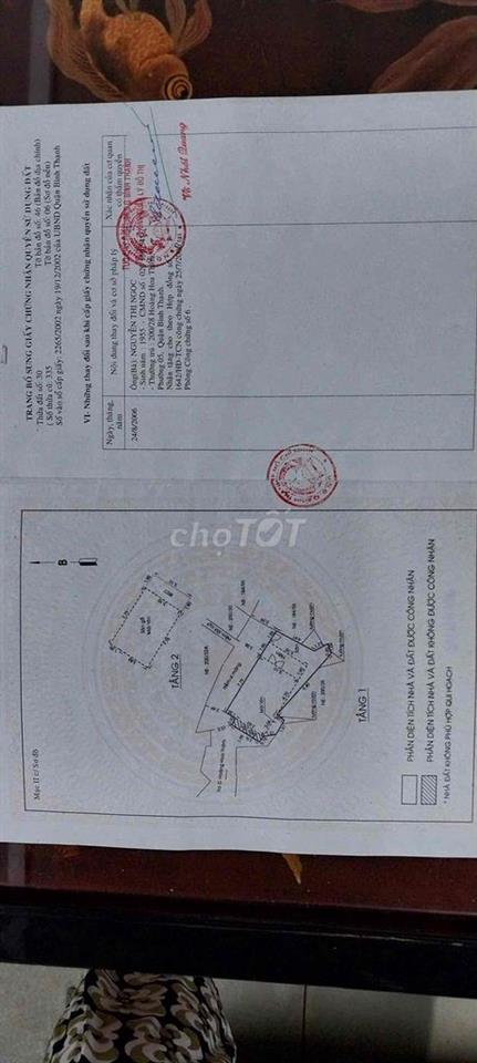 BÁN NHÀ DIỆN TÍCH LỚN 70m2