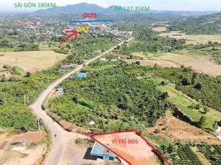 7x30m có 195m2 thổ cư mt đường bê tông di linh 450tr sổ riêng