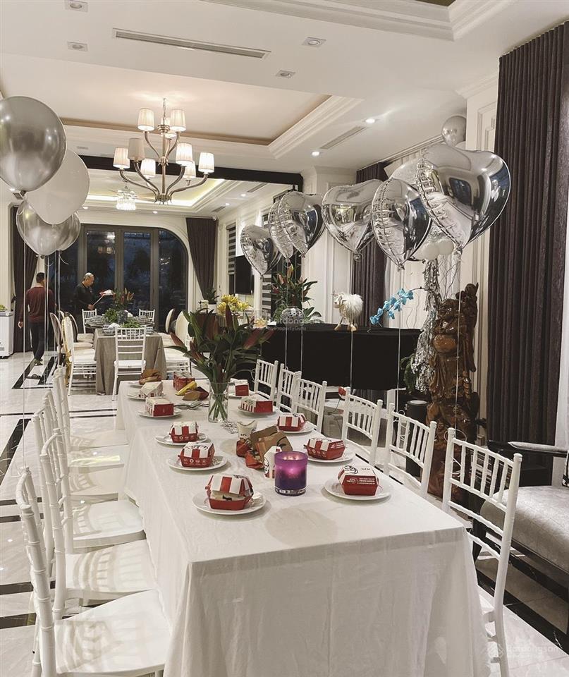 Bán gấp biệt thự song lập 213.7m2 vinhomes the harmony 5pn, 5wc hoàn thiện cực đẹp