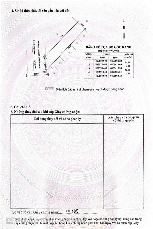 Bán đất mặt tiền đường nguyễn duy dương  phường an đông, tp. hồ chí minh