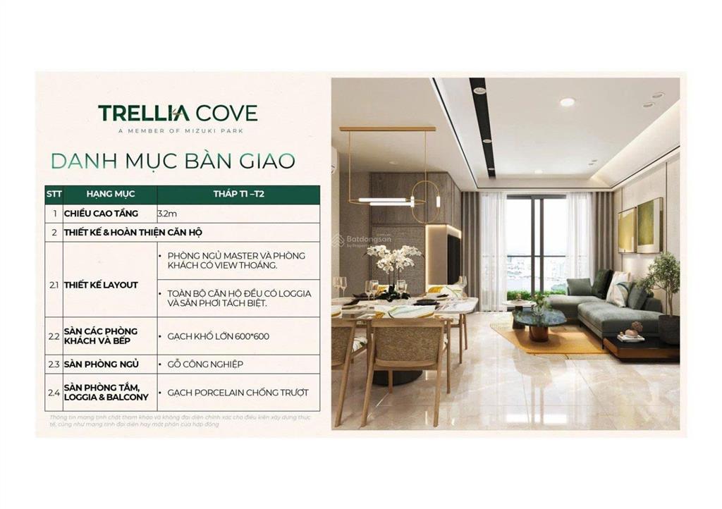 3.9 tỷ/2pn sơ cấp góp mizuki parktrellia vista, vay miễn trả gốc và lãi đến 24 tháng với nl