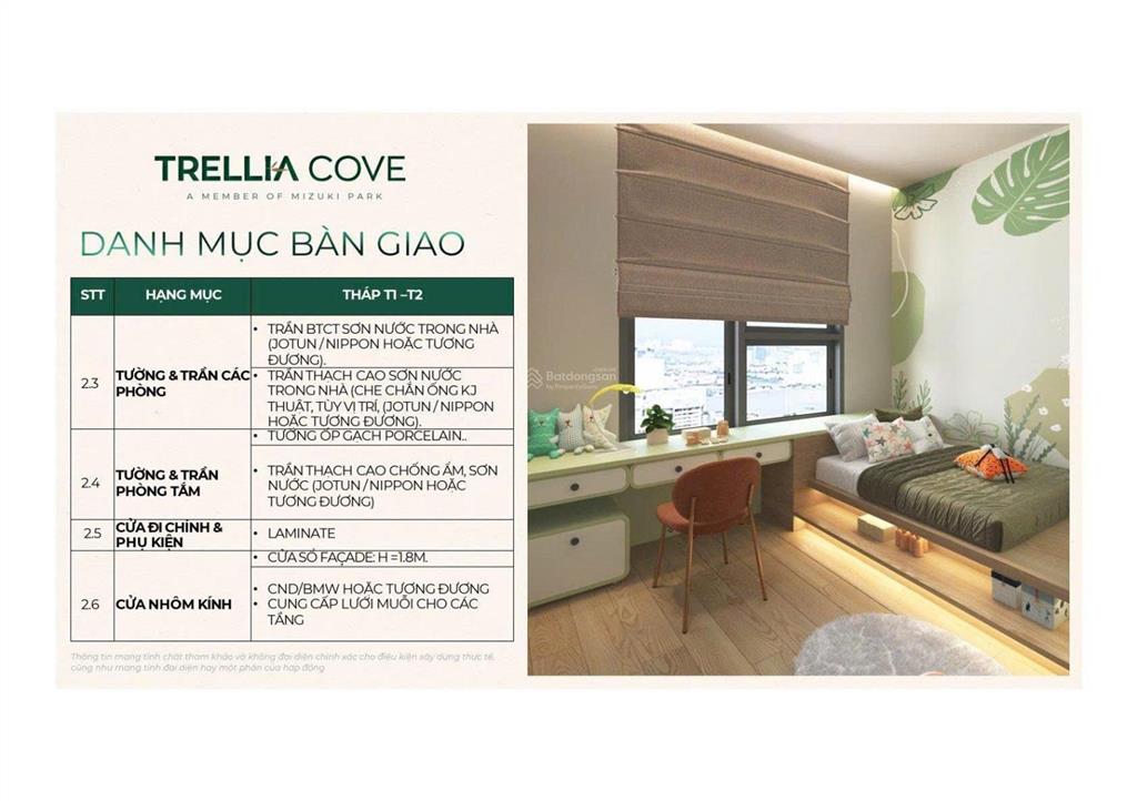 3.9 tỷ/2pn sơ cấp góp mizuki parktrellia vista, vay miễn trả gốc và lãi đến 24 tháng với nl