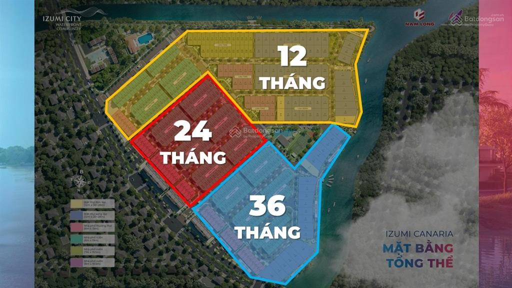 Bán izumi city 6.9 tỷ/căn sắn sổ hồng. có góp trực tiếp cđt nam long, vay có ht lãi suất