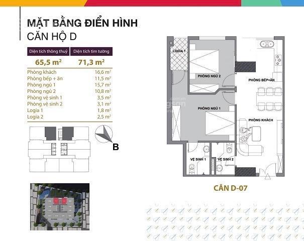 Gia đình thay đổi công việc cần bán lại căn 2pn65m2 tại startup tower 91 đại mỗgiá 4,x tỷ bp