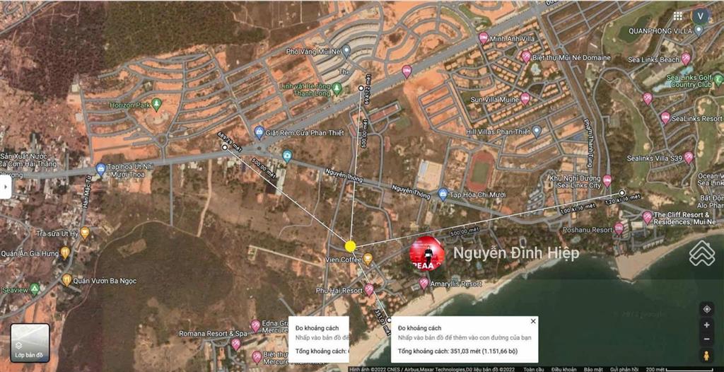 Bán 2000m view biển đường nhựa nguyễn thông, phú hài kế sealinks mũi né