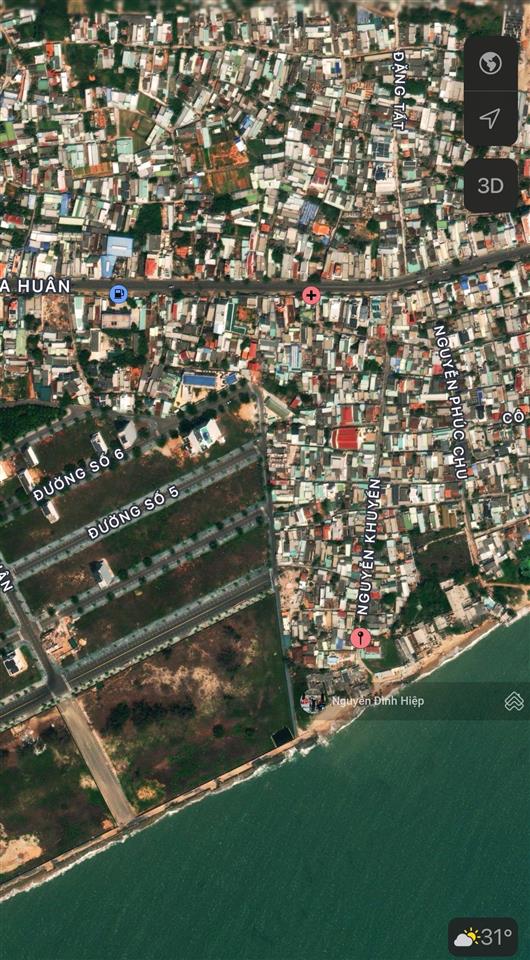 Bán 122.5m2 thổ cư cạnh biển mặt tiền đường nguyễn khuyến, thanh hải, kế ocean dunes