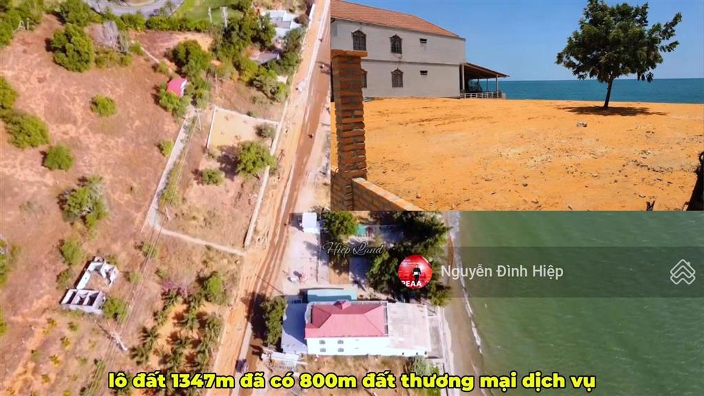 Bán 1347m mặt tiền biển huỳnh thúc kháng, mũi né đối diện sun group, centara mũi né giá bao lời