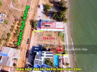 Bán 1347m mặt tiền biển huỳnh thúc kháng, mũi né đối diện sun group, centara mũi né giá bao lời
