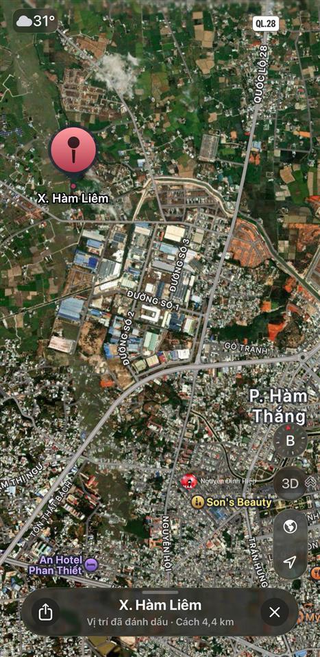 Bán đất hàm liêm 1500m2 lô góc đối diện khu công nghiệp phan thiết