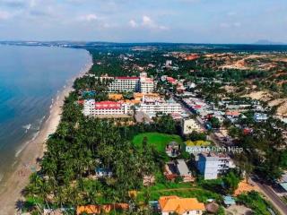 Bán resort 1400m mặt tiền biển nguyễn đình chiểu, mũi né trung tâm khu phố tây