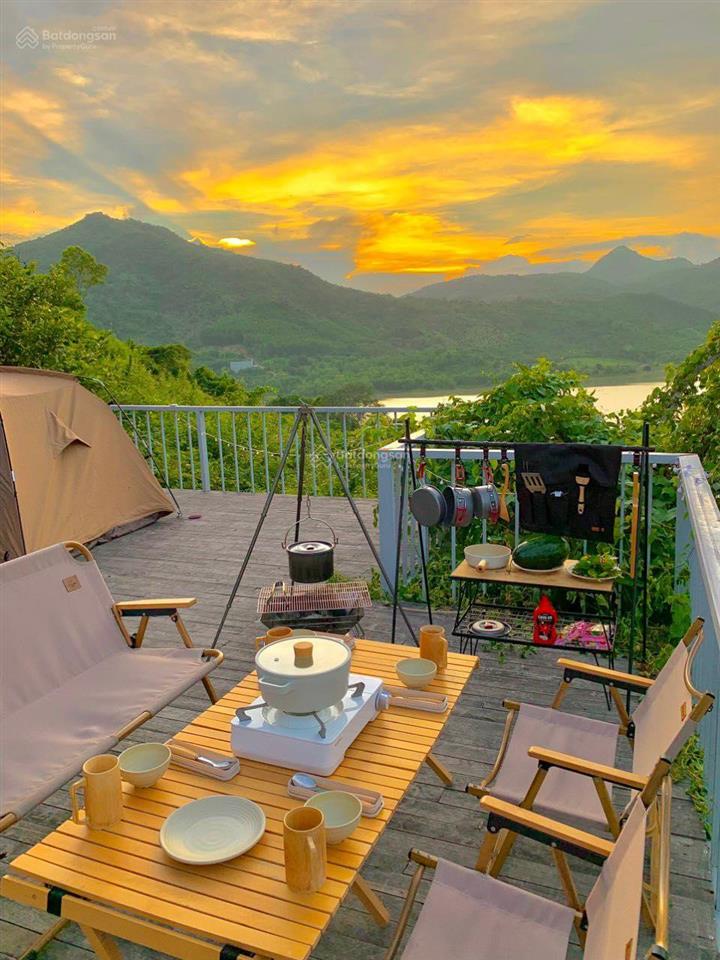 Bán đất làm homestay, farmstay có sẵn rộng 4,2 hecta view hồ gần biển nha trang giá 400k/m2
