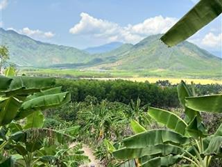 Bán đất làm nhà vườn view đẹp rộng 13.000m2 đường ô tô giá chỉ 114k/m2 cách nha trang 30p