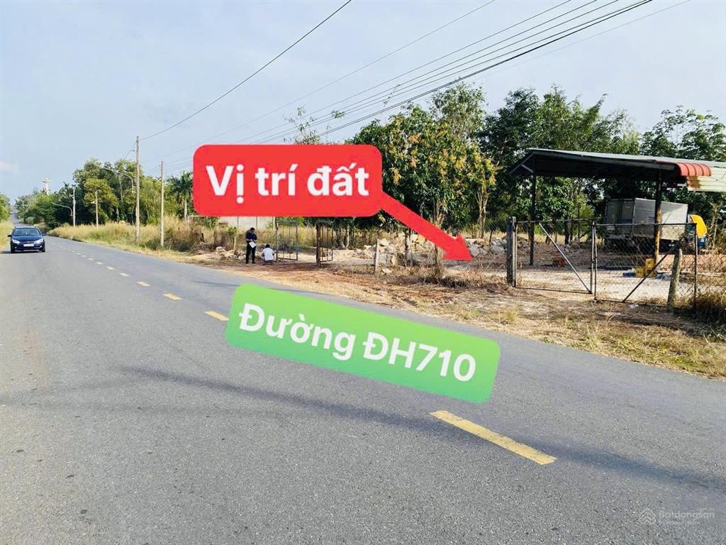 Mặt tiền đường dh710 thuận tiện kinh doanh buôn bán chỉ 1 triệu/m2
