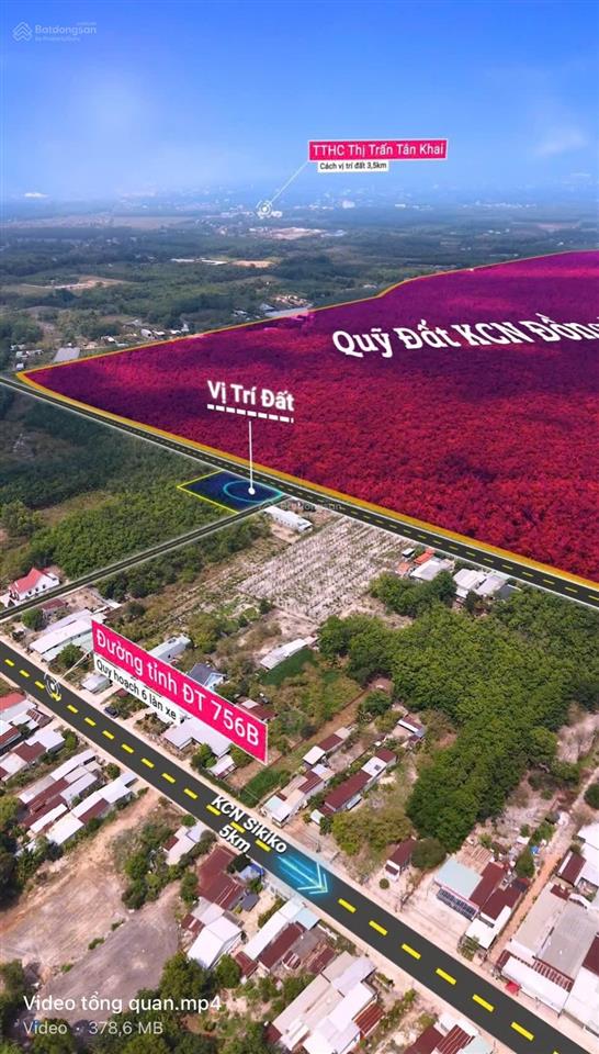 Bán đất sổ riêng 225m2 tại thành phố đồng nai mới